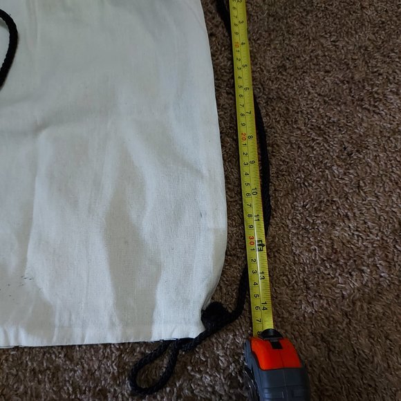 Rabbit and Empee Canvas Drawstring Bag - Picture 5 of 5